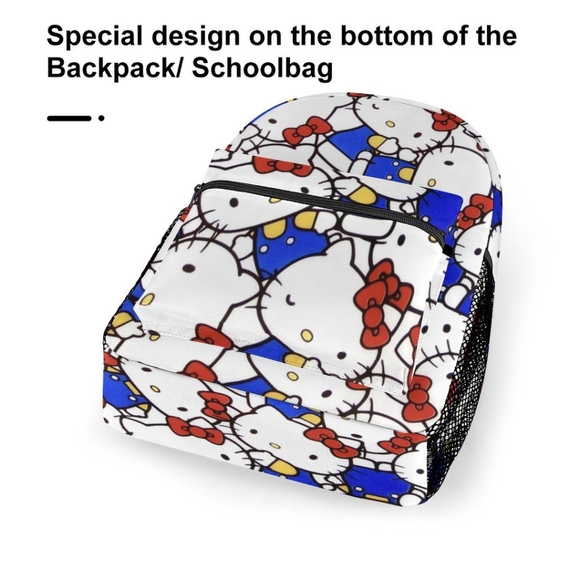 NWT KNAKHOF Hello Kitty Bookbag - Picture 5 of 9